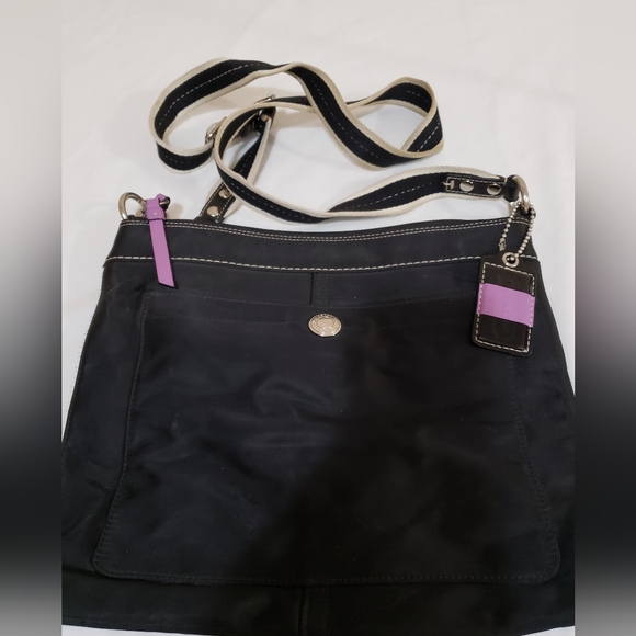 Coach #F11329 Nylon Crossbody Bag - Picture 1 of 6